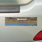 Groenland Bumpersticker (Op auto)