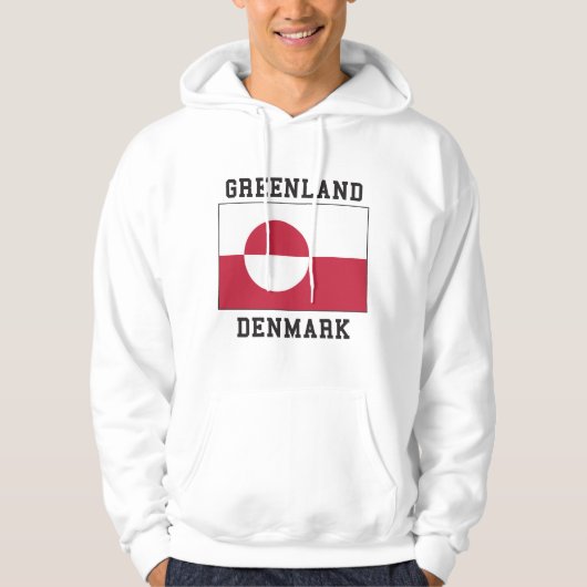 Groenland Denemarken Hoodie (Voorkant)