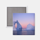 Groenland, Iceberg bij zonsondergang. Magneet (Voorkant / Achterkant)