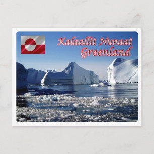 Groenland - Icebergs - Briefkaart