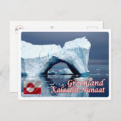 Groenland - Icebergs - Briefkaart (Voorkant / Achterkant)