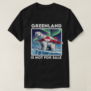 Groenland is niet te koop IJsbeer Aurora T-shirt