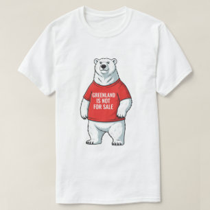Groenland is niet te koop IJsbeer  T-shirt