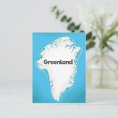 Groenland kaart (Staand voorkant)