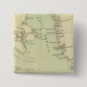 Groenland, Labrador Vierkante Button 5,1 Cm