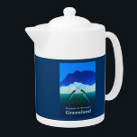 Groenland - Narwhal<br><div class="desc">Baleines avec lances. Deux narval mâle "tapissent", traversant leurs défenses, avec de la glace de mer et le continent du Groenland en arrière - plan. Le texte "Groenland" et "Nunaat Kalaallit" (Groenland au Groenland) apparaît également. On ne connaît pas le but de la chasse, activité courante pendant les périodes chaudes...</div>