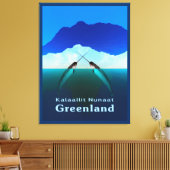 Groenland - Narwhal Canvas Afdruk (Insitu (Woonkamer))