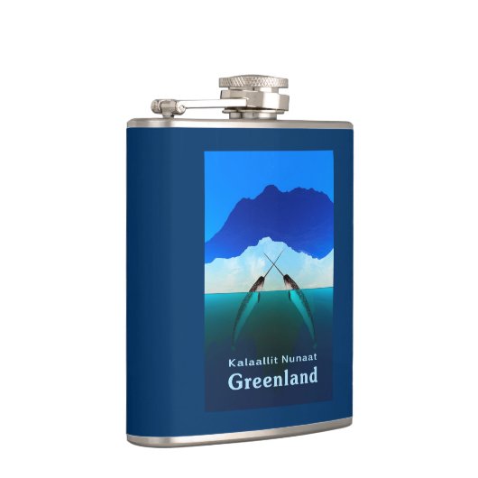 Groenland - Narwhal Heupfles (Rechts)