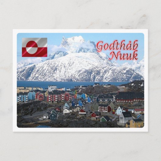 Groenland - Nuuk City - Briefkaart (Voorkant)