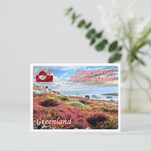 Groenland - Scoresby Sund - Briefkaart (Staand voorkant)
