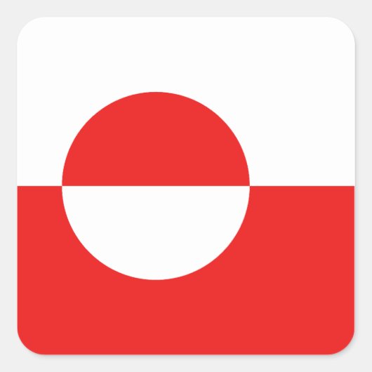Groenlandse Sticker (Voorkant)