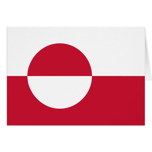 Groenlandse vlag (Voorkant Horizontaal)