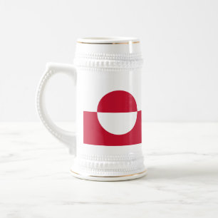 Groenlandse vlag bierpul
