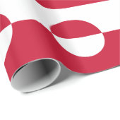 Groenlandse vlag cadeaupapier (Rol Hoek)