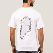 Groenlandse vlag en T-Shirt (Achterkant)