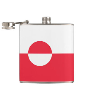 Groenlandse vlag heupfles