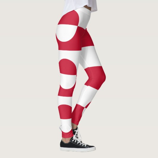 Groenlandse vlag leggings (Rechts)