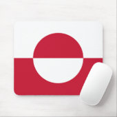 Groenlandse vlag muismat (Met muis)