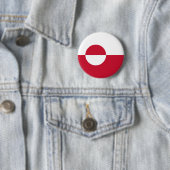 Groenlandse vlag ronde button 5,7 cm (In situ)