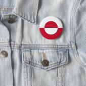 Groenlandse vlag ronde button 5,7 cm (In situ)