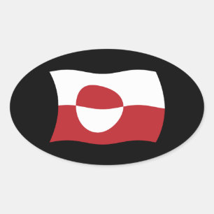 Groenlandse Vlag Sticker