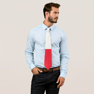 Groenlandse vlag stropdas