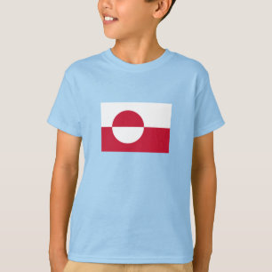 Groenlandse vlag t-shirt