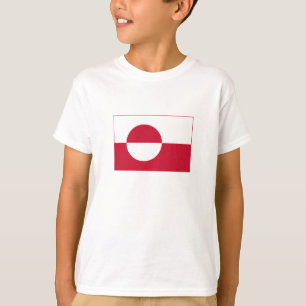 Groenlandse vlag t-shirt