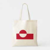 Groenlandse vlag tote bag (Achterkant)
