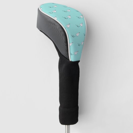 Groenpapierpatroon Golfheadcover (Schuin)