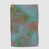 Groense mizzle spots onder raster verouderd golfhanddoek (Voorkant)