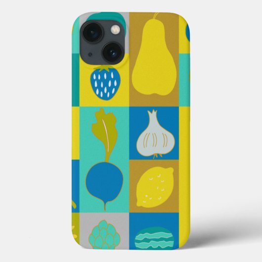 Groente Blokken I Case-Mate iPhone Case (Achterkant)
