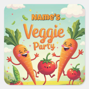 Groente Feest Favoriet Stickers