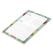 Groente geïnspireerd recept notitieblok (Schuin)