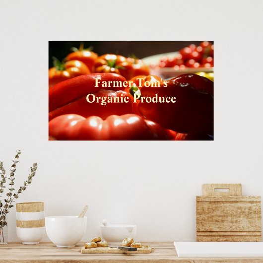 Groente Oogst Poster (Keuken)