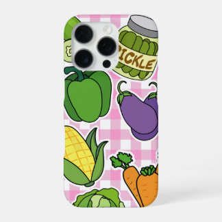 Groente Patroon iPhone 16 Pro Hoesje. Hoesje