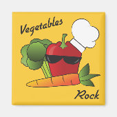 Groente roodbruin magneet (Voorkant)