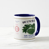 groenteetiket - erwten mok (Voorkant rechts)