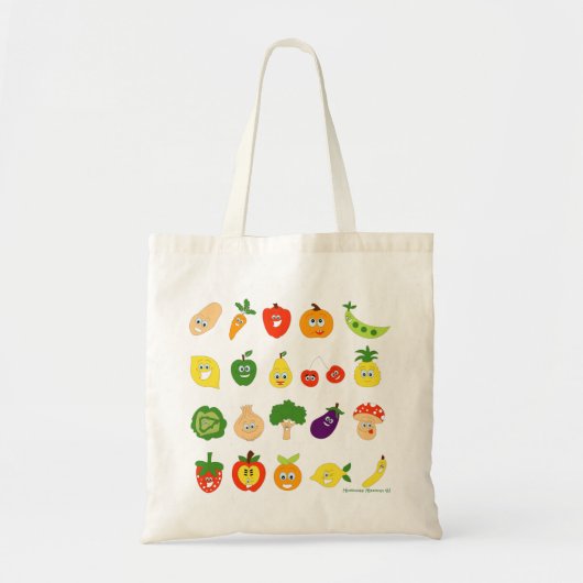 Groentegewassen Tote Bag (Voorkant)