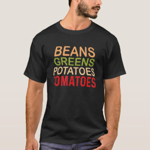 Groenten Aardappelen Tomaten Vegan T-shirt