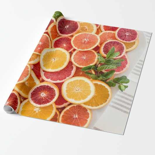 groenten cadeaupapier (Uitgerold)