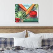  groenten canvas afdruk (Insitu (Slaapkamer))