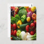 GROENTEN EN FRUIT BRIEFKAART (Voorkant / Achterkant)