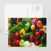 GROENTEN EN FRUIT BRIEFKAART (Voorkant / Achterkant)