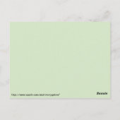 Groenten en fruit briefkaart (Achterkant)