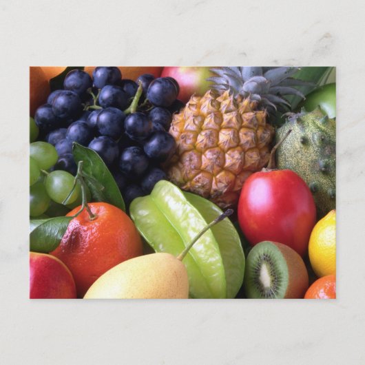 Groenten en fruit briefkaart (Voorkant)