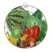 groenten en fruit dartbord (Voorkant)