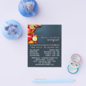 Groenten en fruit, Groenmolen, Adverteren Flyer (Enkel)