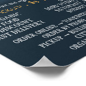 Groenten en fruit, groenteboer Adverteren Poster (Hoek)