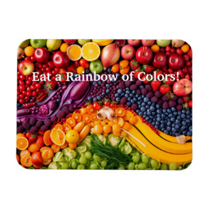 Groenten en fruit Herinnering voor gezonde voeding Magneet